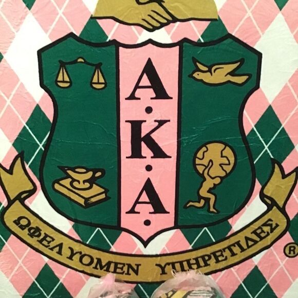 Alpha Kappa Alpha Sorority Blanket throw - Picture 4 of 4